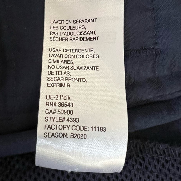 NWT Izod Big & Tall SwingFlex Straight Fit Golf Pant, Navy, 40"W x 30"L - Picture 13 of 15